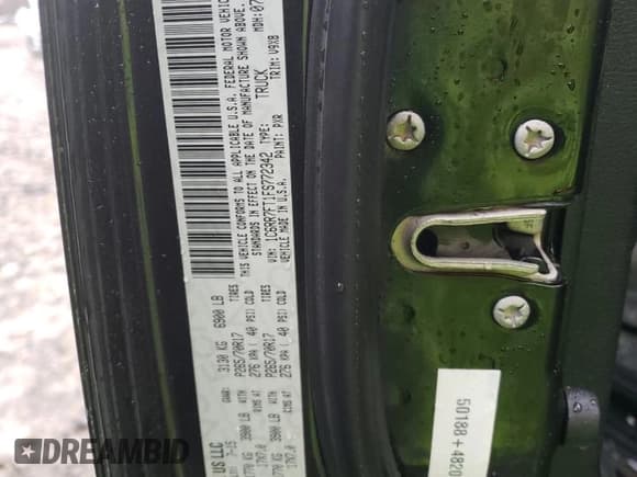 ✅ 2015 Ram 1500 Express • VIN: 1C6RR7FT1FS772342 • Lot: 79035144. Wystawiony na Copart z przebiegiem 118 388 mil. Bezpłatny archiwum sprzedaży aukcyjnych z USA i szczegółowy raport historii pojazdu na DreamBid. Zdjęcie 12.