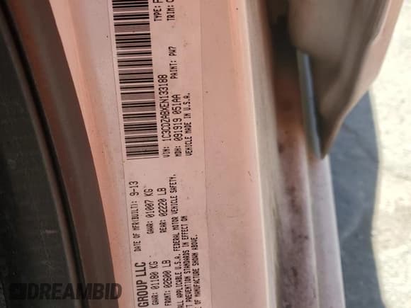 ✅ 2014 Dodge Avenger SE • VIN: 1C3CDZABXEN133188 • Лот: 75091014. Опубликован ранее на Copart с пробегом 174 827 миль. Бесплатный доступ к архиву аукционных продаж из США и подробный отчёт об истории автомобиля на DreamBid. Изображение 15.