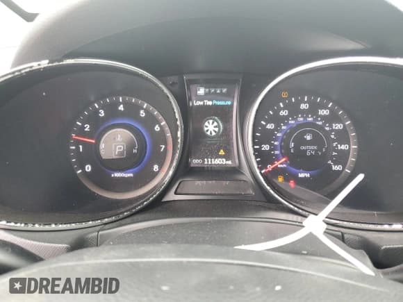 ✅ 2014 Hyundai Santa Fe GLS • VIN: KM8SRDHFXEU066565 • Лот: 73006494. Опубликован ранее на Copart с пробегом 111 603 миль. Бесплатный доступ к архиву аукционных продаж из США и подробный отчёт об истории автомобиля на DreamBid. Изображение 9.