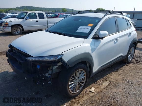✅ 2021 Hyundai Kona SEL • VIN: KM8K22AA9MU747774 • Lot: 42882006. Listed on IAAI with 79,336 mi. Free auction sales archive from the USA and detailed vehicle history report at DreamBid. Image 2.