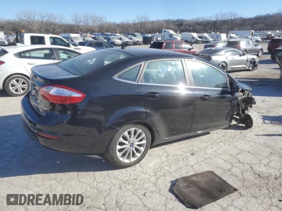 ✅ 2018 Ford Fiesta Titanium • VIN: 3FADP4CJ0JM113377 • Lot: 42337285. Listed on Copart with 135,309 mi. Free auction sales archive from the USA and detailed vehicle history report at DreamBid. Image 3.