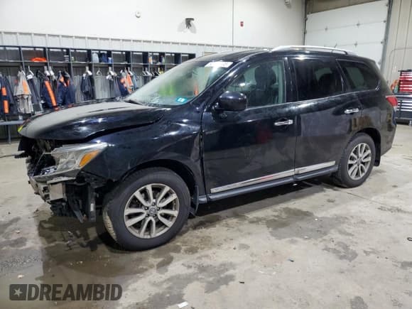 ✅ 2014 Nissan Pathfinder SL • VIN: 5N1AR2MM6EC721329 • Lot: 80080605. Wystawiony na Copart z przebiegiem 112 907 mil. Bezpłatny archiwum sprzedaży aukcyjnych z USA i szczegółowy raport historii pojazdu na DreamBid. Zdjęcie 1.