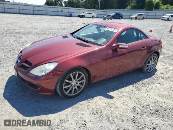 ✅ 2007 Mercedes-Benz SLK 350 • VIN: WDBWK56F57F143612 • Lot: 80116235. Wystawiony na Copart z przebiegiem 96 450 mil. Bezpłatny archiwum sprzedaży aukcyjnych z USA i szczegółowy raport historii pojazdu na DreamBid. Zdjęcie 1.