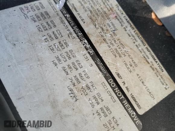 ✅ 1995 Chevrolet Silverado 1500 • VIN: 1GCEC14H5SZ219960 • Lot: 90482515. Wystawiony na Copart z przebiegiem 381 763 mil. Bezpłatny archiwum sprzedaży aukcyjnych z USA i szczegółowy raport historii pojazdu na DreamBid. Zdjęcie 12.