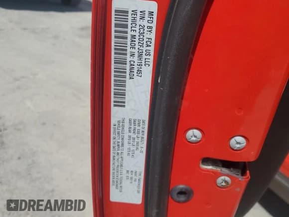 ✅ 2022 Dodge Challenger R/T Scat Pack Widebody • VIN: 2C3CDZFJ3NH191457 • Lot: 44991544. Wystawiony na Copart z przebiegiem 14 225 mil. Bezpłatny archiwum sprzedaży aukcyjnych z USA i szczegółowy raport historii pojazdu na DreamBid. Zdjęcie 12.