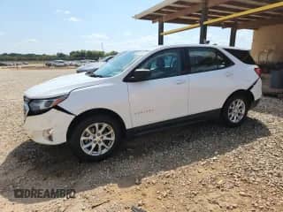 2018 Chevrolet Equinox LS with VIN 2GNAXHEV4J6131077, listed as a Copart auction lot 80201205 with 97,693 mi miles and Salvage title. Bid and sale history available at DreamBid. Image 1.