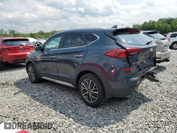 2020 Hyundai Tucson Ultimate z VIN KM8J3CAL0LU153833, wystawiony jako Copart lot #60118605 z przebiegiem 63 610 mil mil oraz Szkoda całkowita • Salvage title. Historia ofert i sprzedaży dostępna na DreamBid. Obrazek 2.