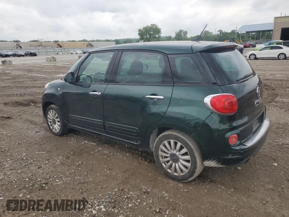 ✅ 2014 FIAT 500L Easy • VIN: ZFBCFABH9EZ016885 • Lot: 58693655. Listed on Copart with 162,898 mi. Free auction sales archive from the USA and detailed vehicle history report at DreamBid. Image 2.