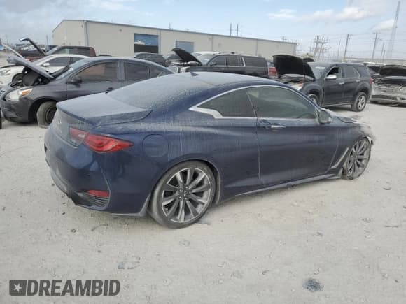 ✅ 2021 Infiniti Q60 Luxe • VIN: JN1EV7KL1MM470496 • Lot: 78464434. Listed on Copart with Not provided. Free auction sales archive from the USA and detailed vehicle history report at DreamBid. Image 3.