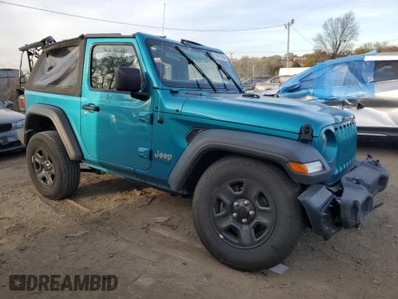 ✅ 2020 Jeep Wrangler Willys • VIN: 1C4GJXAN2LW328634 • Lot: 79975764. Listed on Copart with 43,186 mi. Free auction sales archive from the USA and detailed vehicle history report at DreamBid. Image 4.