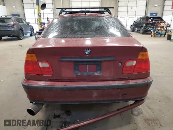 1999 BMW 3 Series 323i with VIN WBAAM3332XKC62620, listed as a Copart auction lot 42955095 with 198,434 mi miles and Salvage title. Bid and sale history available at DreamBid. Image 6.