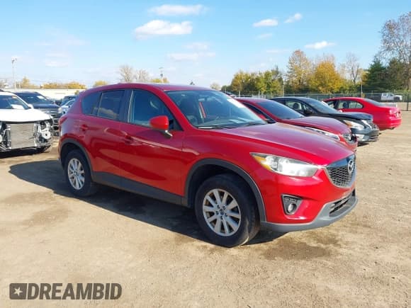 ✅ 2014 Mazda CX-5 Touring • VIN: JM3KE2CY9E0366805 • Lot: 43557677. Wystawiony na IAAI z przebiegiem 210 857 mil. Bezpłatny archiwum sprzedaży aukcyjnych z USA i szczegółowy raport historii pojazdu na DreamBid. Zdjęcie 1.