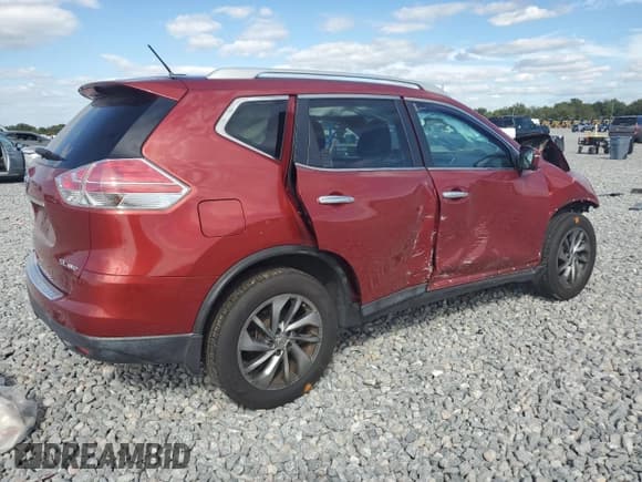 ✅ 2015 Nissan Rogue SV • VIN: 5N1AT2MV9FC809738 • Lot: 90591565. Listed on Copart with Not provided. Free auction sales archive from the USA and detailed vehicle history report at DreamBid. Image 3.