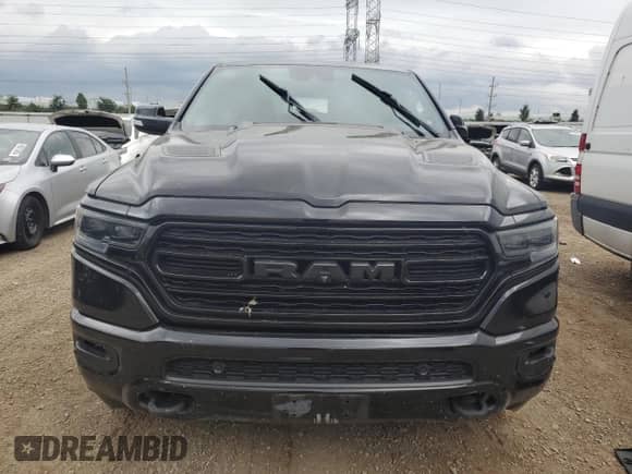 2021 Ram 1500 Limited with VIN 1C6SRFHT8MN672453, listed as a Copart auction lot 66826565 with 45,649 mi miles and Salvage title. Bid and sale history available at DreamBid. Image 5.