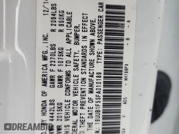 ✅ 2015 Acura TLX Technology • VIN: 19UUB1F55FA010189 • Лот: 90433705. Опубликован ранее на Copart с пробегом 120 621 миль. Бесплатный доступ к архиву аукционных продаж из США и подробный отчёт об истории автомобиля на DreamBid. Изображение 13.