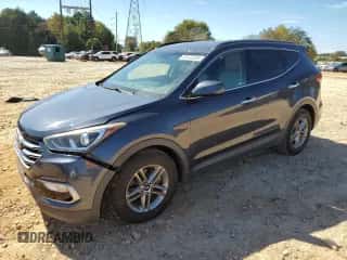 2017 Hyundai Santa Fe 2.4L z VIN 5XYZU3LB4HG388205, wystawiony jako Copart lot #82442035 z przebiegiem 95 638 mil mil oraz Szkoda całkowita • Salvage title. Historia ofert i sprzedaży dostępna na DreamBid. Obrazek 1.