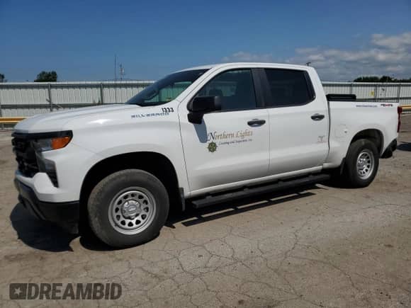 2022 Chevrolet Silverado 1500 Work Truck z VIN 1GCPDAEKXNZ621333, wystawiony jako Copart lot #66377754 z przebiegiem 46 805 mil mil oraz Szkoda całkowita • Salvage title. Historia ofert i sprzedaży dostępna na DreamBid. Obrazek 1.