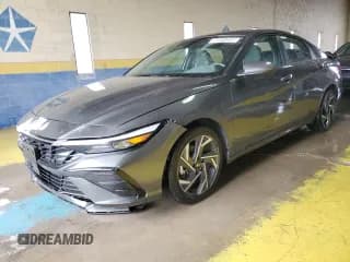 ✅ 2025 Hyundai Elantra SEL Convenience • VIN: KMHLS4DG1SU910642 • Lot: 90224255. Listed on Copart with 24,478 mi. Free auction sales archive from the USA and detailed vehicle history report at DreamBid. Image 1.