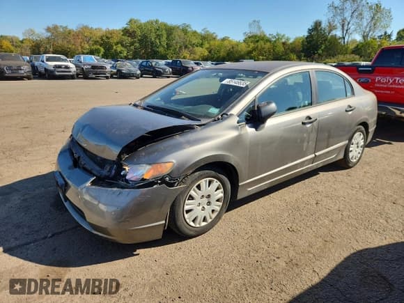 ✅ 2006 Honda Civic DX • VIN: 1HGFA16256L059205 • Лот: 85146635. Опубликован ранее на Copart с пробегом 133 316 миль. Бесплатный доступ к архиву аукционных продаж из США и подробный отчёт об истории автомобиля на DreamBid. Изображение 1.