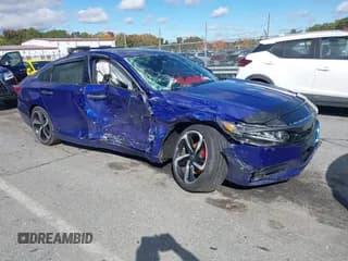 ✅ 2019 Honda Accord Sport • VIN: 1HGCV2F35KA002630 • Lot: 43572148. Listed on IAAI with 75,531 mi. Free auction sales archive from the USA and detailed vehicle history report at DreamBid. Image 1.