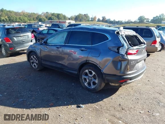 ✅ 2018 Honda CR-V EX-L • VIN: 7FARW2H87JE055208 • Lot: 43466778. Listed on IAAI with 119,527 mi. Free auction sales archive from the USA and detailed vehicle history report at DreamBid. Image 3.