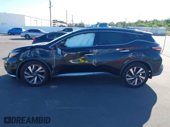 2016 Nissan Murano Platinum with VIN 5N1AZ2MG7GN152895, listed as a IAAI auction lot 43490203 with 102,912 mi miles and . Bid and sale history available at DreamBid. Image 14.