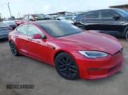 ✅ 2021 Tesla Model S Plaid • VIN: 5YJSA1E60MF447203 • Lot: 42025120. Listed on IAAI with 58,190 mi. Free auction sales archive from the USA and detailed vehicle history report at DreamBid. Image 1.
