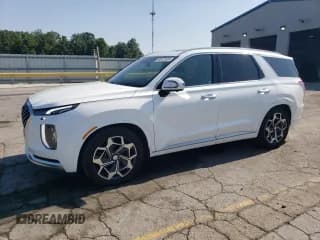 ✅ 2021 Hyundai Palisade Calligraphy • VIN: KM8R7DHE0MU321217 • Лот: 68125934. Опубликован ранее на Copart с пробегом 60 798 миль. Бесплатный доступ к архиву аукционных продаж из США и подробный отчёт об истории автомобиля на DreamBid. Изображение 1.