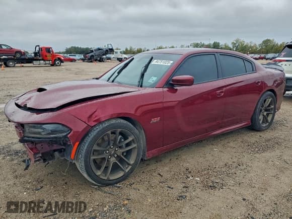 ✅ 2020 Dodge Charger Scat Pack • VIN: 2C3CDXGJ8LH120481 • Лот: 94751025. Опубликован ранее на Copart с пробегом 39 010 миль. Бесплатный доступ к архиву аукционных продаж из США и подробный отчёт об истории автомобиля на DreamBid. Изображение 1.
