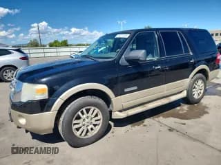 ✅ 2007 Ford Expedition Eddie Bauer • VIN: 1FMFU18567LA73852 • Lot: 71077735. Wystawiony na Copart z przebiegiem 184 743 mil. Bezpłatny archiwum sprzedaży aukcyjnych z USA i szczegółowy raport historii pojazdu na DreamBid. Zdjęcie 1.