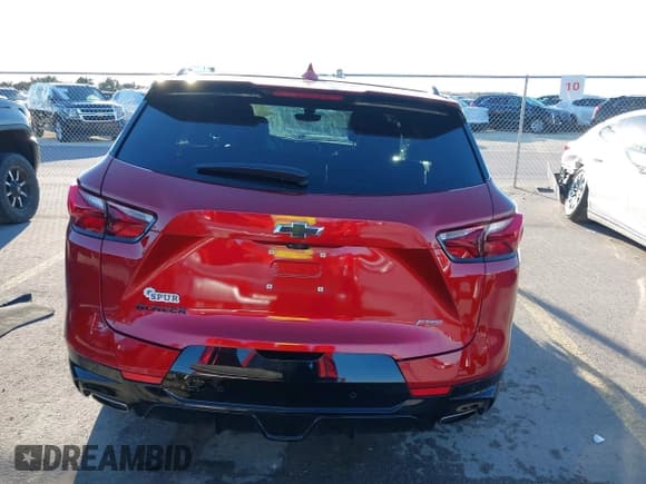 ✅ 2022 Chevrolet Blazer RS • VIN: 3GNKBERS9NS143962 • Lot: 41347308. Listed on IAAI with 18,711 mi. Free auction sales archive from the USA and detailed vehicle history report at DreamBid. Image 16.
