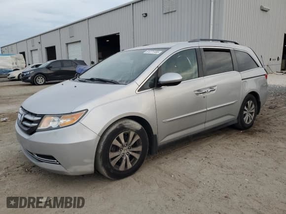 ✅ 2014 Honda Odyssey EX • VIN: 5FNRL5H46EB019339 • Лот: 91271155. Опубликован ранее на Copart с пробегом 141 899 миль. Бесплатный доступ к архиву аукционных продаж из США и подробный отчёт об истории автомобиля на DreamBid. Изображение 1.