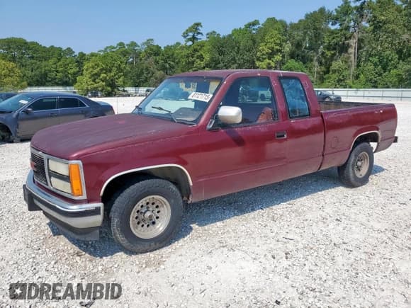 ✅ 1990 GMC Sierra 1500 • VIN: 2GTEC19K5L1508982 • Лот: 81121715. Опубликован ранее на Copart с пробегом 332 358 миль. Бесплатный доступ к архиву аукционных продаж из США и подробный отчёт об истории автомобиля на DreamBid. Изображение 1.