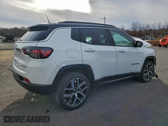 ✅ 2025 Jeep Compass Limited • VIN: 3C4NJDCN4ST601080 • Lot: 95550195. Listed on Copart with Not provided. Free auction sales archive from the USA and detailed vehicle history report at DreamBid. Image 3.