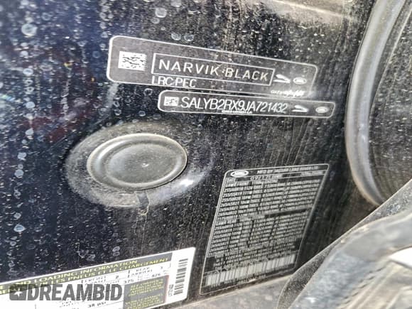 ✅ 2018 Land Rover Range Rover Velar S • VIN: SALYB2RX9JA721432 • Lot: 95866475. Wystawiony na Copart z przebiegiem 66 439 mil. Bezpłatny archiwum sprzedaży aukcyjnych z USA i szczegółowy raport historii pojazdu na DreamBid. Zdjęcie 12.