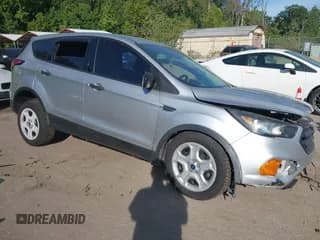 ✅ 2018 Ford Escape S • VIN: 1FMCU0F77JUA17972 • Lot: 43285177. Listed on IAAI with 131,379 mi. Free auction sales archive from the USA and detailed vehicle history report at DreamBid. Image 1.