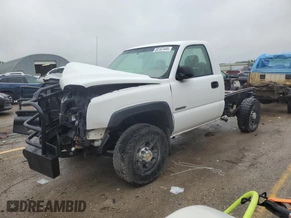 ✅ 2005 Chevrolet Silverado 3500 SRW Wrk Trk • VIN: 1GCHK34U05E308260 • Lot: 58187445. Listed on Copart with Not provided. Free auction sales archive from the USA and detailed vehicle history report at DreamBid. Image 1.