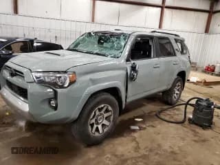 ✅ 2023 Toyota 4Runner TRD Off Road Premium • VIN: JTERU5JR5P6161923 • Lot: 89665585. Listed on Copart with Not provided. Free auction sales archive from the USA and detailed vehicle history report at DreamBid. Image 1.