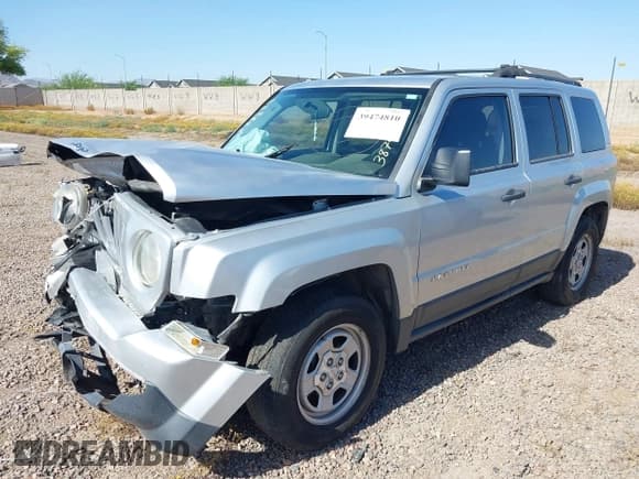 ✅ 2013 Jeep Patriot Sport • VIN: 1C4NJPBA7DD130017 • Lot: 39474810. Listed on IAAI with 143,436 mi. Free auction sales archive from the USA and detailed vehicle history report at DreamBid. Image 2.