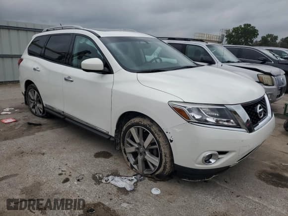 ✅ 2014 Nissan Pathfinder Platinum • VIN: 5N1AR2MM7EC674599 • Lot: 84005045. Wystawiony na Copart z przebiegiem 125 674 mil. Bezpłatny archiwum sprzedaży aukcyjnych z USA i szczegółowy raport historii pojazdu na DreamBid. Zdjęcie 4.