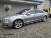 ✅ 2013 Audi A8 4.0L • VIN: WAUR2AFDXDN021378 • Лот: 50455095. Опубликован ранее на Copart с пробегом 110 722 миль. Бесплатный доступ к архиву аукционных продаж из США и подробный отчёт об истории автомобиля на DreamBid. Изображение 1.