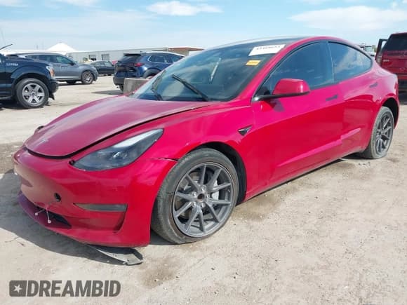 ✅ 2023 Tesla Model 3 • VIN: 5YJ3E1EA3PF703996 • Лот: 43468653. Опубликован ранее на IAAI с пробегом 28 231 миль. Бесплатный доступ к архиву аукционных продаж из США и подробный отчёт об истории автомобиля на DreamBid. Изображение 2.