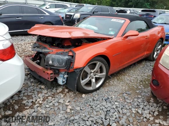 ✅ 2011 Chevrolet Camaro 2SS • VIN: 2G1FK3DJXB9198029 • Lot: 67309035. Listed on Copart with Not provided. Free auction sales archive from the USA and detailed vehicle history report at DreamBid. Image 1.