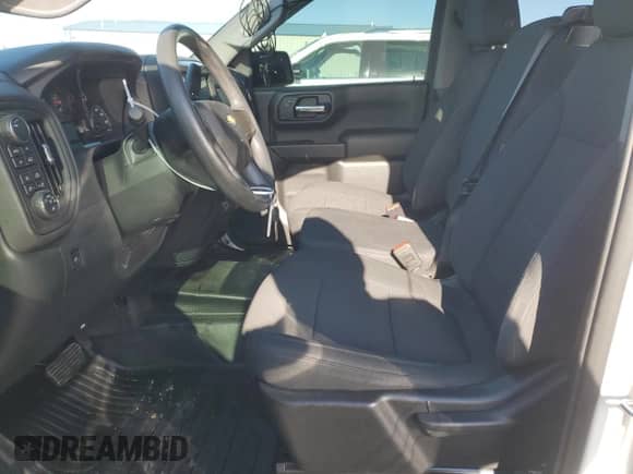2020 Chevrolet Silverado 1500 Work Truck with VIN 1GCRYAEH1LZ325700, listed as a Copart auction lot 81700634 with 53,251 mi miles and Salvage title. Bid and sale history available at DreamBid. Image 7.