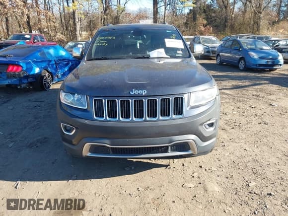 ✅ 2014 Jeep Grand Cherokee Limited • VIN: 1C4RJFBG0EC324217 • Lot: 43888563. Listed on IAAI with 158,725 mi. Free auction sales archive from the USA and detailed vehicle history report at DreamBid. Image 12.