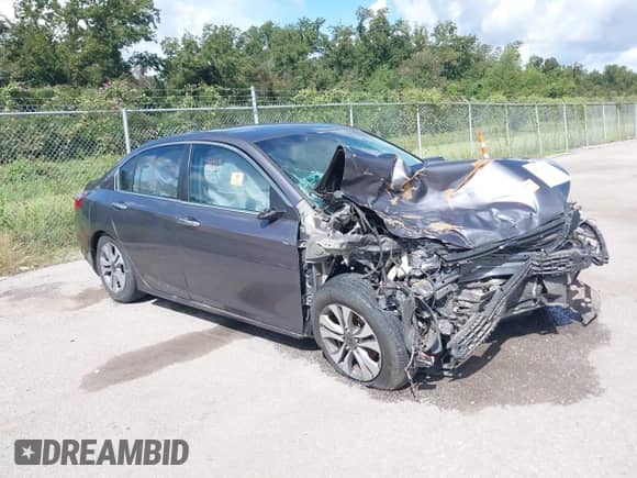 2014 Honda Accord LX с VIN 1HGCR2F39EA246032, выставлен на аукционе IAAI как лот 43297373 с пробегом Не указан миль и . История ставок и продаж доступна на DreamBid. Изображение 1.