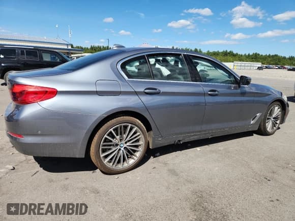 ✅ 2020 BMW 5 Series 530i xDrive • VIN: WBAJR7C09LCD20824 • Lot: 70408105. Listed on Copart with Not provided. Free auction sales archive from the USA and detailed vehicle history report at DreamBid. Image 3.