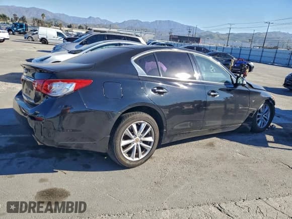 ✅ 2014 Infiniti Q50 Premium • VIN: JN1BV7AP0EM676952 • Lot: 96125985. Listed on Copart with 141,483 mi. Free auction sales archive from the USA and detailed vehicle history report at DreamBid. Image 3.