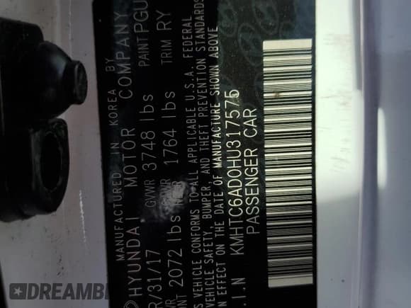 ✅ 2017 Hyundai Veloster • VIN: KMHTC6AD0HU317575 • Lot: 80115904. Wystawiony na Copart z przebiegiem 149 461 mil. Bezpłatny archiwum sprzedaży aukcyjnych z USA i szczegółowy raport historii pojazdu na DreamBid. Zdjęcie 13.