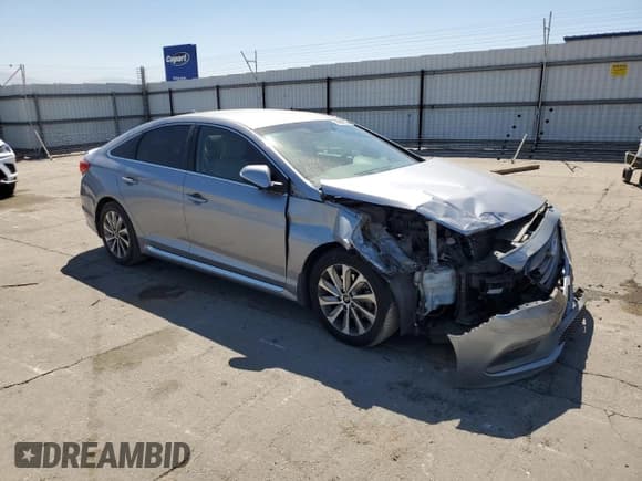 ✅ 2017 Hyundai Sonata Sport • VIN: 5NPE34AF4HH455813 • Lot: 72094925. Listed on Copart with 122,981 mi. Free auction sales archive from the USA and detailed vehicle history report at DreamBid. Image 4.